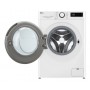 LG D4R5010TSWS Lavasciuga 10/6kg AI DD, Serie R5 Classe D, 1400 giri, TurboWash 360, Vapore, Eco Hybrid, Bianca
