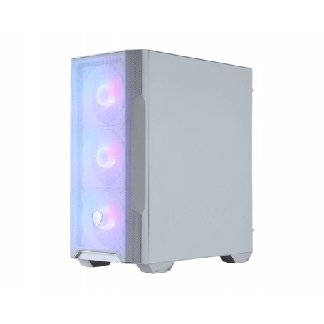 MSI MAG FORGE M100R Midi Tower Trasparente, Bianco