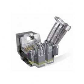 Connettore UTP RJ45 Keystone Jack in Cat 6A testato a 500MHz Classe EA conforme alle ISO/IEC 11801,EN50173,EIA/TIA 568 - 1 PZ