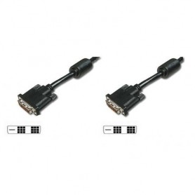 CAVO DIGITUS DVI-D TO DVI-D, M/M, 1,8MT, SINGLE LINK, NERO, 02501