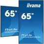 iiyama ProLite Pannello piatto per segnaletica digitale 163,8 cm (64.5") LCD Wi-Fi 500 cd/m² 4K Ultra HD Nero Processore integr