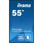iiyama LH5575UHS-B1AG visualizzatore di messaggi Pannello piatto per segnaletica digitale 138,7 cm (54.6") LCD Wi-Fi 500 cd/m² 