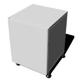 MOBILETTO IN METALLO con RUOTE GEMELLE in NYLON