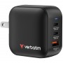 Verbatim Mini GaN Charger 70W Universale Nero AC Ricarica rapida Interno