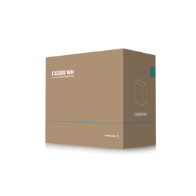 DEEPCOOL CASE MID TOWER CG580 BIANCO  R-CG580-WHNDA0-G-1