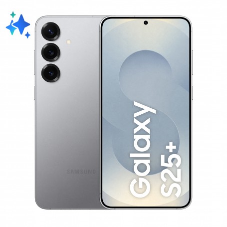 Samsung Galaxy S25+ Smartphone AI, Display 6.7'' QHD+ Dynamic AMOLED 2X, Fotocamera 50MP, RAM 12GB, 256GB, 4.900 mAh, Silver sha