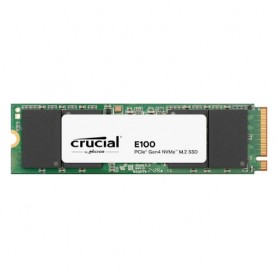 SSD CRUCIAL M.2(2280)  1TB NVMe E100 PCIE 4.0 READ: 5000MB/S-WRITE: 3000MB/S CT1000E100SSD8