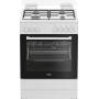 Beko FBE62011WC cucina A Elettrico Gas Bianco