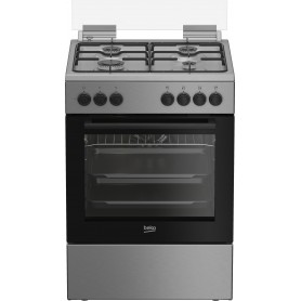 Beko FBE62120XD cucina A Elettrico Gas Acciaio inox