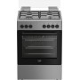 Beko FBE62120XD cucina A Elettrico Gas Acciaio inox