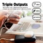 WIRELESS POWERBANK STAND + CHARGER