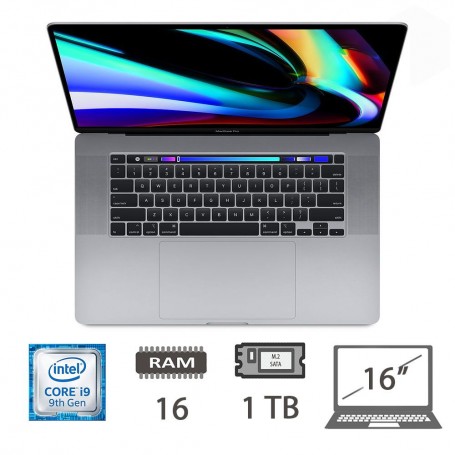 MBP 16 T.BAR(2019)I9-9880H/16/1TB/SG/2Y