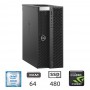 DELL T5820 XEON W2123/64/SSD480/P4000/W11P/2Y