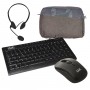 LINK BUNDLE BORSA LKEL01PB + MOUSE LKMOS02 + TASTIERA LKTAST04  + CUFFIA LKHS01