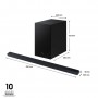 Samsung Soundbar HW-S700D/ZF Serie S, 7 Speaker, Wireless Dolby Atmos, Audio a 3.1 Canali, Q-Simphony, Compatibile con Alexa e G