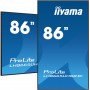iiyama LH8665UHSB-B1 visualizzatore di messaggi Design chiosco 2,18 m (86") LED Wi-Fi 800 cd/m² 4K Ultra HD Nero Processore int