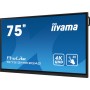 iiyama TE7512MIS-B3AG visualizzatore di messaggi Design chiosco 190,5 cm (75") LCD Wi-Fi 400 cd/m² 4K Ultra HD Nero Touch scree