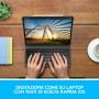 Logitech Slim Folio Pro for iPad Pro 12.9-inch (3rd and 4th gen) Grafite Bluetooth QWERTY Italiano (920-009707)