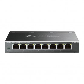 TP-LINK TL-SG108E Non gestito L2 Gigabit Ethernet (10/100/1000) Nero (TL-SG108E)