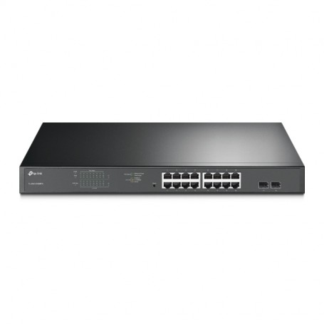 TP-LINK TL-SG1218MPE Gestito Gigabit Ethernet (10/100/1000) Supporto Power over Ethernet (PoE) Nero (TL-SG1218MPE)