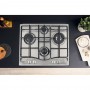 Hotpoint PCN 642 T/IX/HAR piano cottura Acciaio inossidabile Da incasso 60 cm Gas 4 Fornello(i) (PCN642T/IX/HAR)