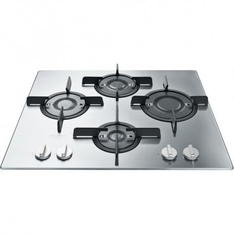 Hotpoint FTGHL 641 D/IX/HA piano cottura Acciaio inossidabile Da incasso 60 cm Gas 4 Fornello(i) (FTGHL641D/IX/HA)