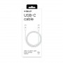 USB-C TO USB-C 1.5M WH COTTON