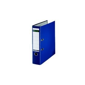 Leitz Plastic Lever Arch File A4 80mm 180° Blue raccoglitore ad anelli Blu