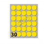CONF10 BUSTE ETICH 7 GIALLE  DIAM22