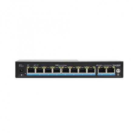 VULTECH SWITCH 8 PORTE POE+ 10/100 FE + 2 PORTE UPLINK 10/100/1000 GE 120W AI SMART (VS-POE2082GE-120W)