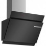 Bosch Serie 6 DWK67JQ60 cappa aspirante Cappa aspirante a parete Nero, Acciaio inossidabile 730 m³/h A+ (DWK67JQ60)