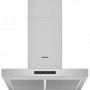 Siemens iQ300 LC66BBM50 cappa aspirante Cappa aspirante a parete Acciaio inossidabile 580 m³/h A (LC66BBM50)