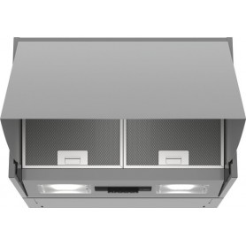 Bosch Serie 2 DEM66AC00 cappa aspirante Semintegrato (semincassato) Acciaio inossidabile 625 m³/h B (DEM66AC00)