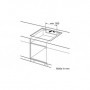 Neff T48BT13N2 piano cottura Nero, Acciaio inossidabile Da incasso 80 cm Piano cottura a induzione 4 Fornello(i) (T48BT13N2)