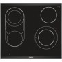 Bosch Serie 8 PKM675DP1D piano cottura Nero, Acciaio inossidabile Da incasso Ceramica 4 Fornello(i) (PKM675DP1D)