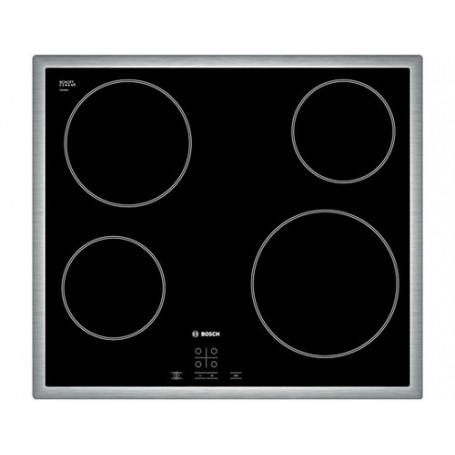 Bosch PKE645D17E piano cottura Nero Da incasso Ceramica 4 Fornello(i) (PKE645D17E)