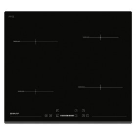 Sharp Home Appliances KH-6I19BS00 Nero Da incasso 60 cm Piano cottura a induzione 4 Fornello(i) (KH-6I19BS00-EU)