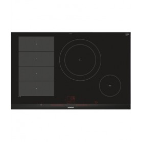 Siemens EX875LEC1E piano cottura Nero, Acciaio inossidabile Da incasso Ceramica 4 Fornello(i) (EX875LEC1E)