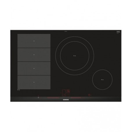 Siemens EX875LEC1E piano cottura Nero, Acciaio inossidabile Da incasso Ceramica 4 Fornello(i) (EX875LEC1E)