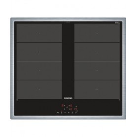Siemens EY645CXB1E piano cottura Nero, Acciaio inossidabile Da incasso Piano cottura a induzione 4 Fornello(i) (EY645CXB1E)