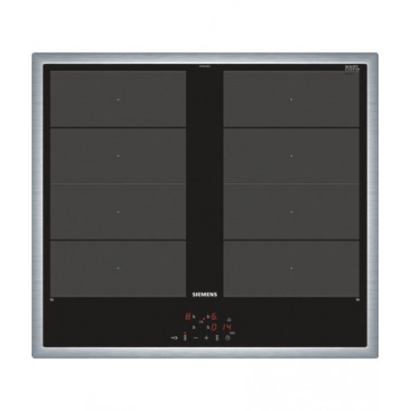 Siemens EY645CXB1E piano cottura Nero, Acciaio inossidabile Da incasso Piano cottura a induzione 4 Fornello(i) (EY645CXB1E)