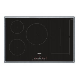 Siemens iQ500 ED845FWB5E piano cottura Nero, Acciaio inossidabile Da incasso Piano cottura a induzione 5 Fornello(i (ED845FWB5E)