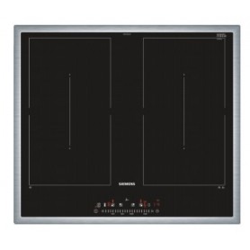 Siemens iQ500 ED645FQC5E piano cottura Nero, Acciaio inossidabile Da incasso Piano cottura a induzione 4 Fornello(i (ED645FQC5E)