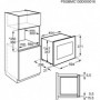 AEG MBB1756DEM Da incasso Microonde combinato 17 L 800 W Acciaio inossidabile (947 608 712)