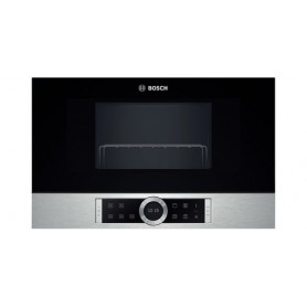 Bosch BER634GS1 forno a microonde Da incasso Microonde con grill 21 L 900 W Nero, Argento (BER634GS1)