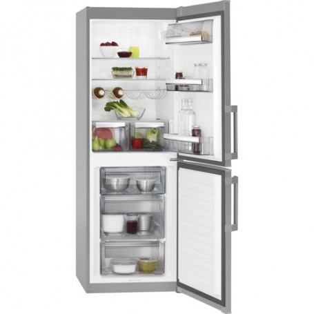 AEG RCB531E1LX frigorifero con congelatore Libera installazione 305 L E Grigio, Acciaio inossidabile (925 053 326)