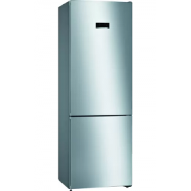 Bosch Serie 4 KGN49XIEA frigorifero con congelatore Libera installazione 438 L E Acciaio inossidabile (KGN49XIEA)