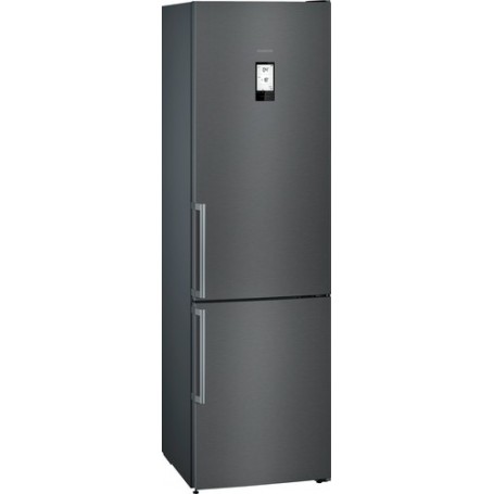 Siemens iQ500 KG39NHXEP frigorifero con congelatore Libera installazione 368 L E Nero, Acciaio inossidabile (KG39NHXEP)