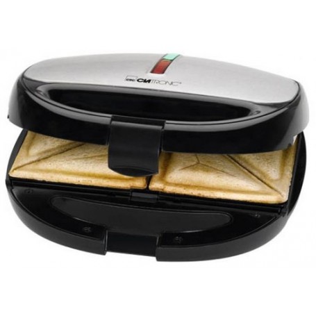 Clatronic ST/WA 3670 tostiera 800 W Nero, Acciaio inossidabile (ST/WA 3670)