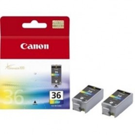 Canon CLI-36 cartuccia d'inchiostro 2 pz Originale Nero, Ciano, Magenta, Giallo (1511B018)
